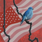 Mixed Songbirds with Flags by Andrew Denman
