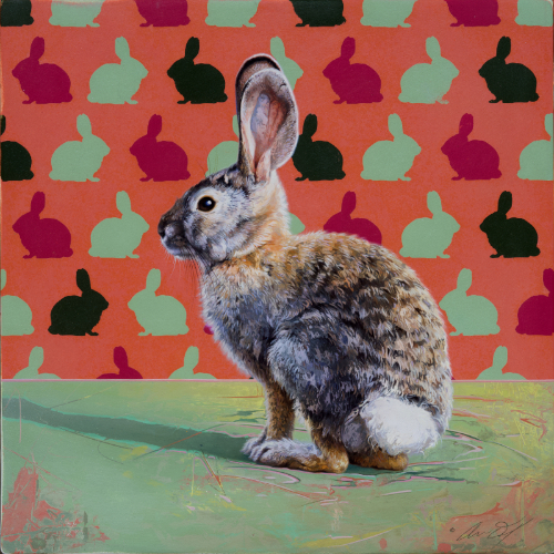 Bunny Painting by Andrew Denman